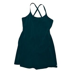 Rhoback demi active mini dress size M forest green